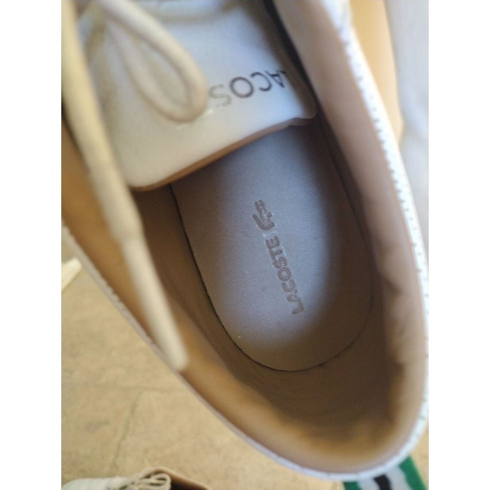 LACOSTE Men's Bayliss 119 Sneakers‎ Size 8 White - Picture 7 of 9